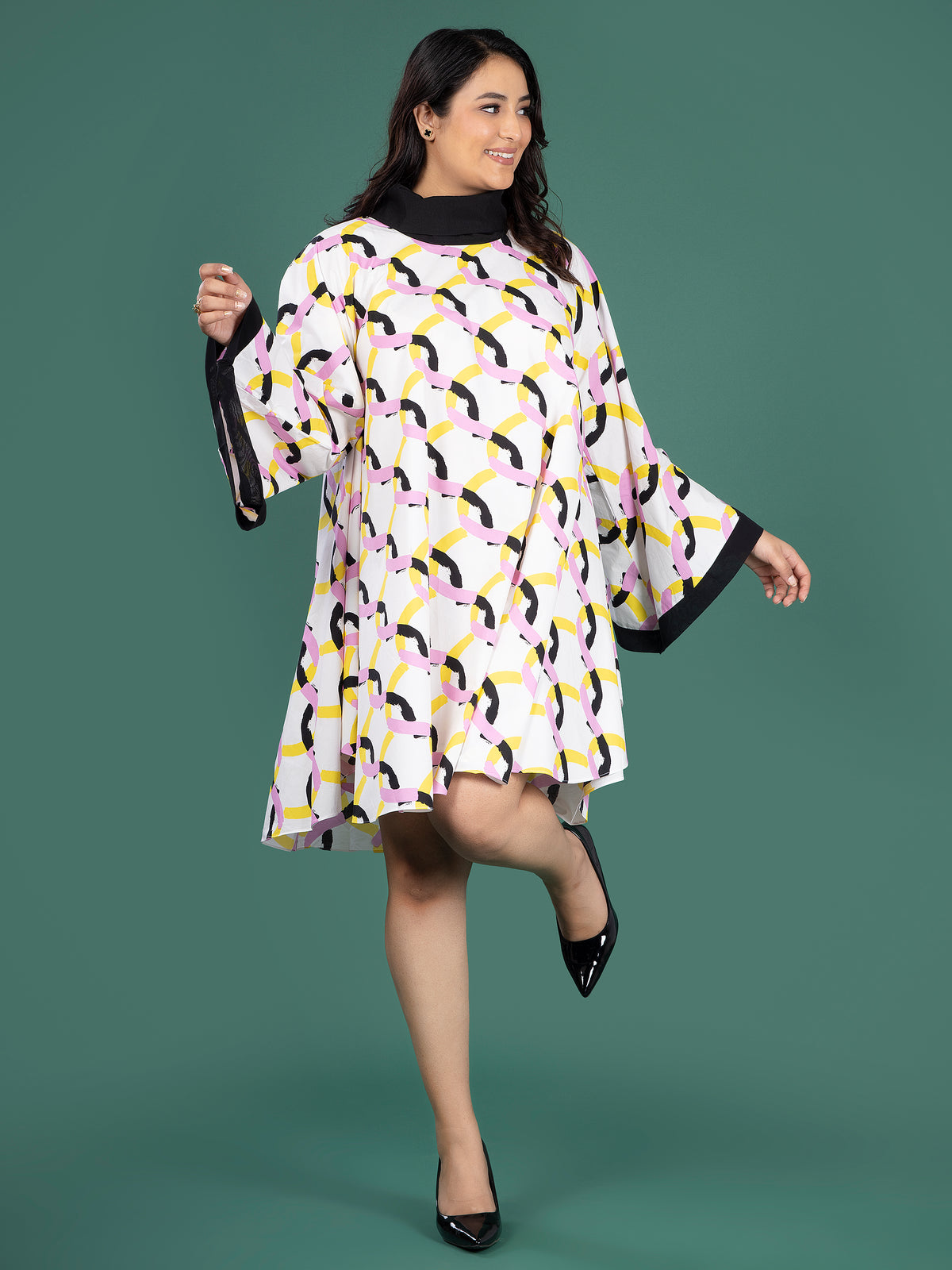 RETRO LOOP SWING DRESS