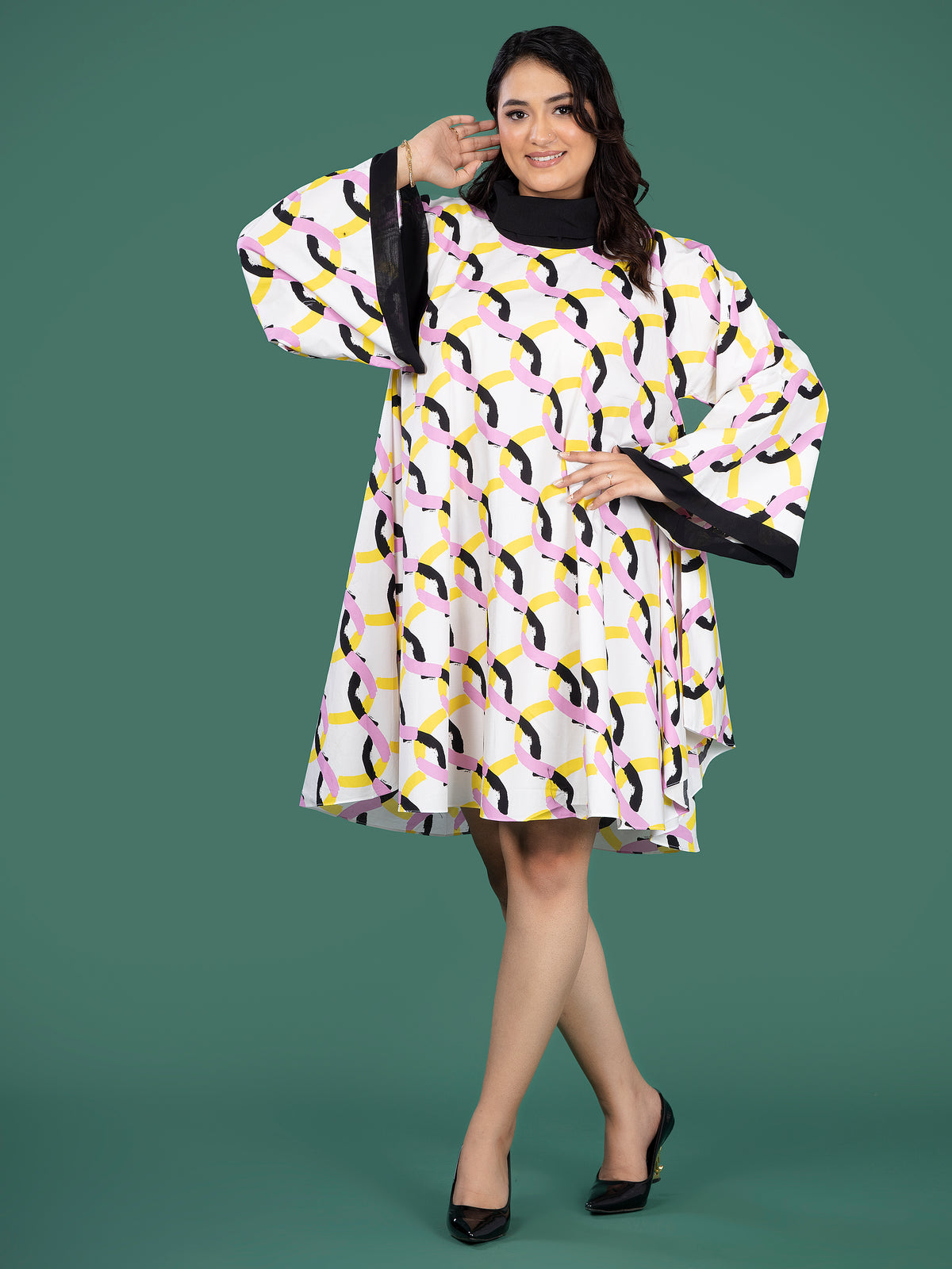 RETRO LOOP SWING DRESS