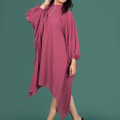 KAFTAN FLOW DRESS - BERRY