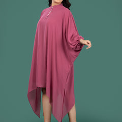 KAFTAN FLOW DRESS - BERRY