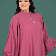 KAFTAN FLOW DRESS - BERRY